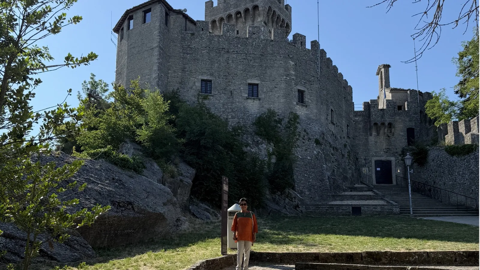 Guaita on the rock, San Marino